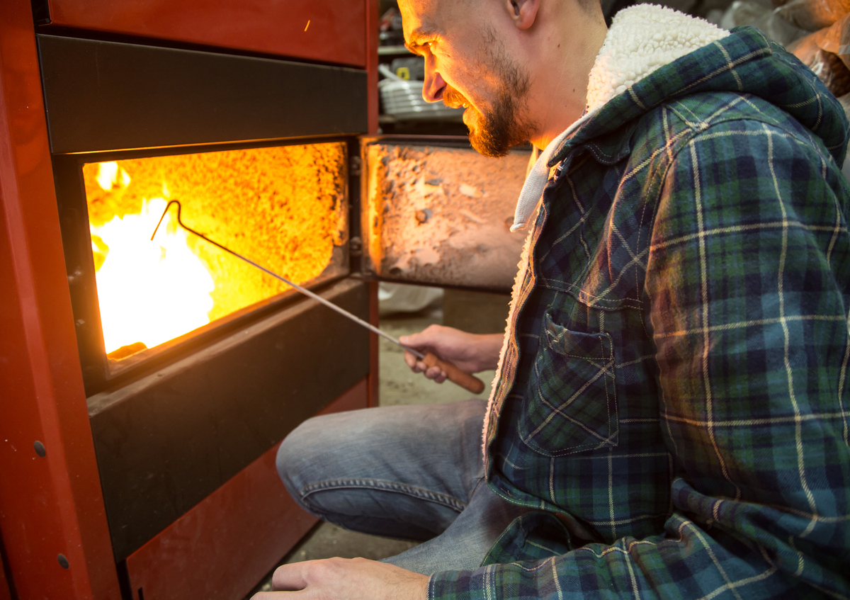 Caldaia a nocciolino di sansa